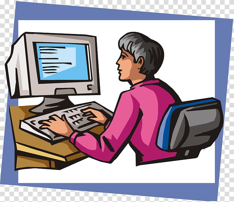 Computer operator Data entry clerk , Programming Man transparent background PNG clipart