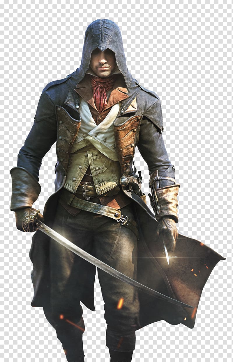 Assassin's Creed Character, Assassin\'s Creed Unity Assassin\'s Creed IV: Black Flag Assassin\'s Creed III Ezio Auditore Arno Dorian, Assassins Creed transparent background PNG clipart