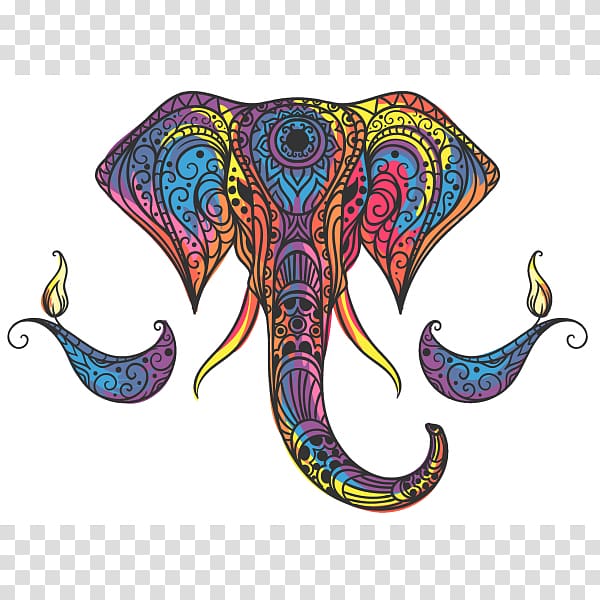 Indian elephant Ganesha Diwali, elephant transparent background PNG clipart