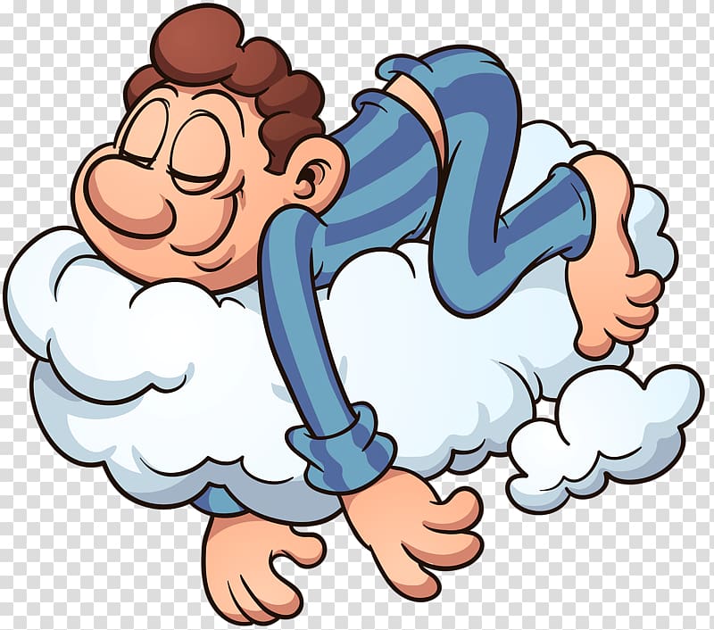 cloud , Cartoon Sleep , Sleeping clouds transparent background PNG clipart