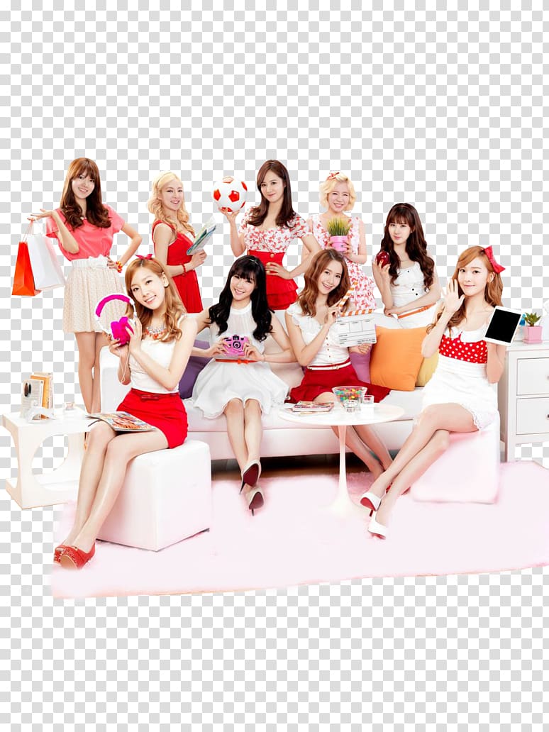 Girls\' Generation Desktop Song Singer, all girls transparent background PNG clipart