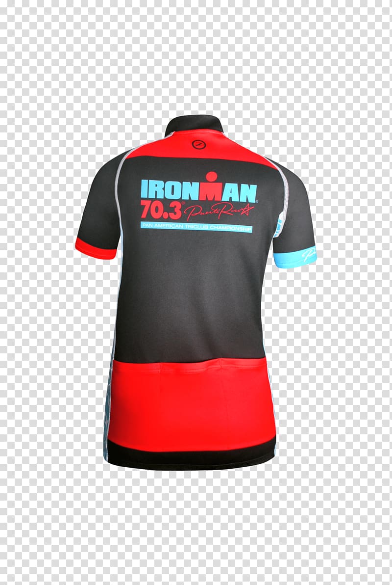 Ironman 70.3 Puerto Rico Cycling jersey T-shirt, go bike jersey transparent background PNG clipart