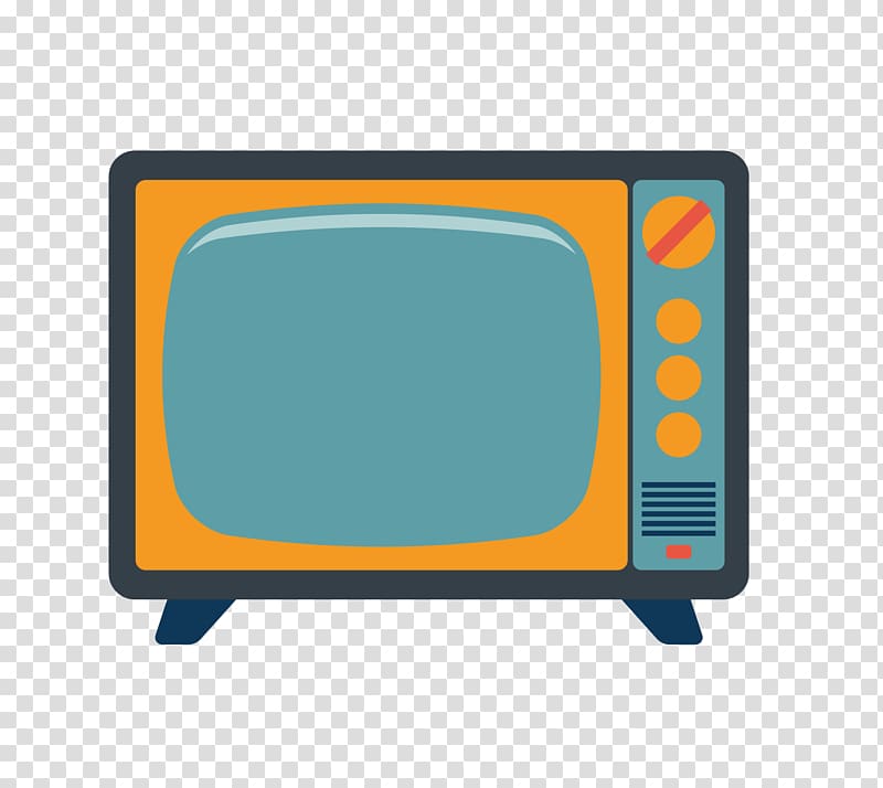 Television Icon, vintage black and white TV material transparent background PNG clipart