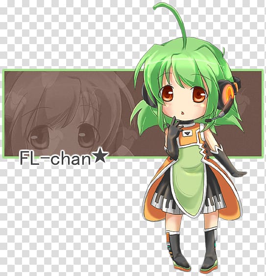 FL Studio Vocaloid Utau Computer Software Anime, fl chan transparent background PNG clipart