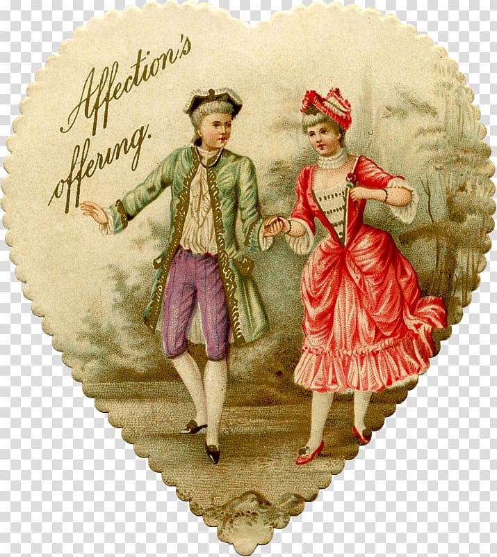 Victorian era Valentine's Day Heart Cupid Love, valentine's day transparent background PNG clipart