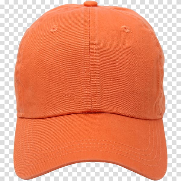Baseball cap Hat Color Curve, orange cap transparent background PNG clipart