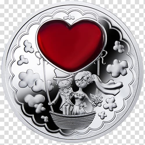 Silver coin Numismatics Coin set, Just Married transparent background PNG clipart