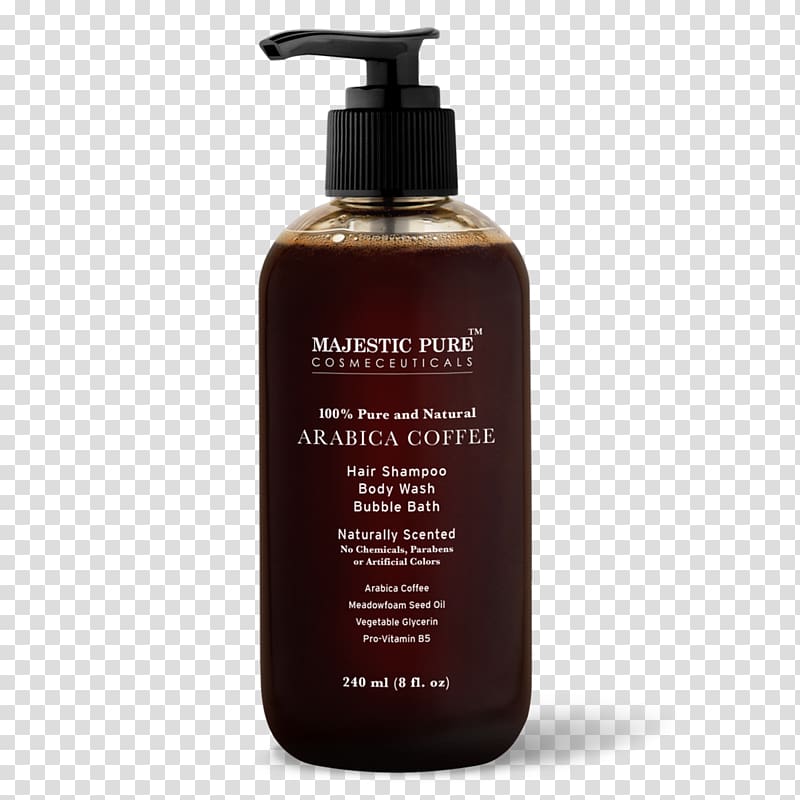 Lotion Shampoo Argan oil Hair Care Tea tree oil, arabica coffee transparent background PNG clipart