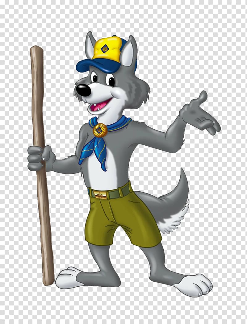 Boy Scout Handbook Gray wolf Akela Cub Scout Scouting, wolf transparent background PNG clipart