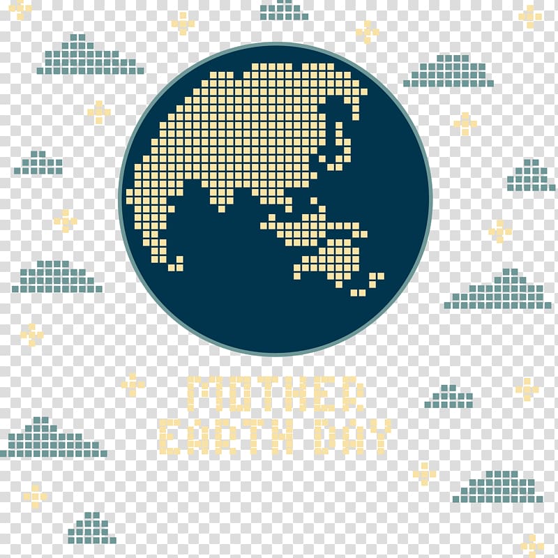 Google Pixel Icon, Pixel Style Earth Day transparent background PNG clipart