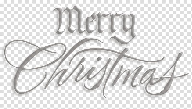 Merry Christmas illustration, Merry Christmas Silver Snow Text transparent background PNG clipart