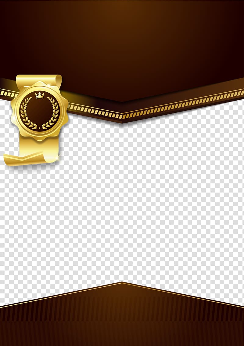 brown certificate border transparent background PNG clipart