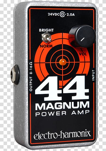 Guitar amplifier Electro-Harmonix Effects Processors & Pedals Distortion Big Muff, .44 Magnum transparent background PNG clipart