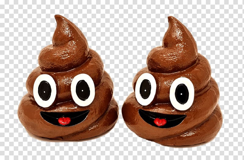 two poop emoji , Poop Duo transparent background PNG clipart