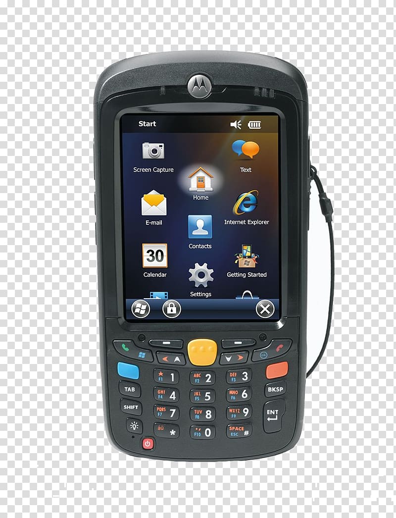 Mobile computing Handheld Devices Motorola Barcode Zebra Technologies, mobile terminal transparent background PNG clipart