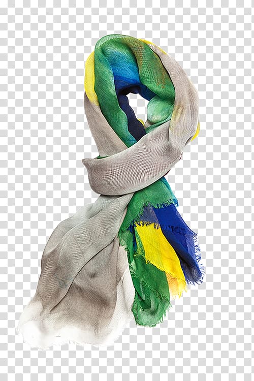 Scarf Buick Clothing Cashmere wool, TIE DYE transparent background PNG clipart