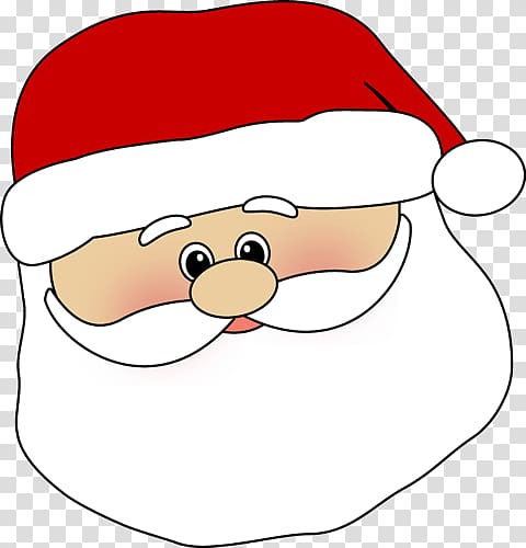Santa Claus Mrs. Claus Face , santa beard transparent background PNG clipart