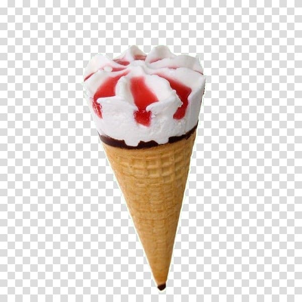 Sundae Ice Cream Cones Knickerbocker glory Strawberry ice cream, ice cream transparent background PNG clipart