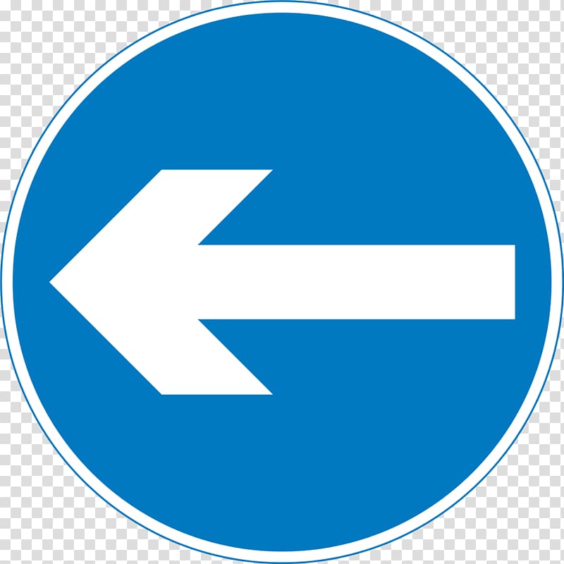 Road signs in Singapore Traffic sign Mandatory sign Regulatory sign, direction transparent background PNG clipart