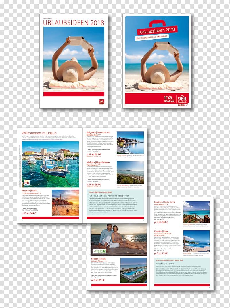 Display advertising Marketing Cover letter DER Touristik, Marketing Flyer transparent background PNG clipart