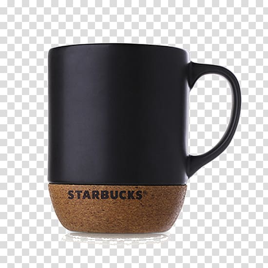Coffee cup Milkshake Mug, Black Starbucks Cup transparent background PNG clipart