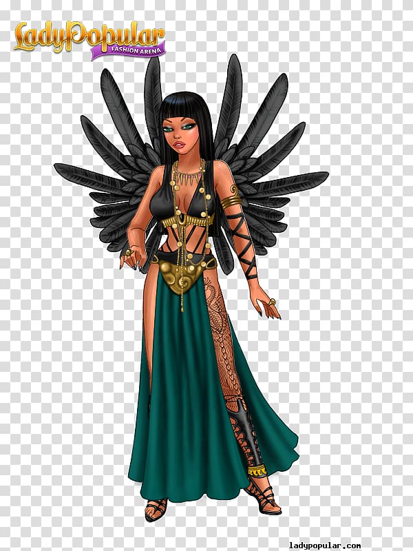 Lady Popular Fairy Fashion Costume design Character, nephthys egyptian goddess transparent background PNG clipart