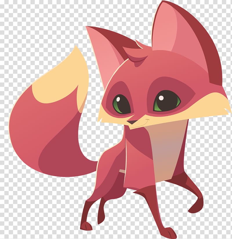 Animal Jam Gray wolf Lemur Arctic fox, fox transparent background PNG clipart