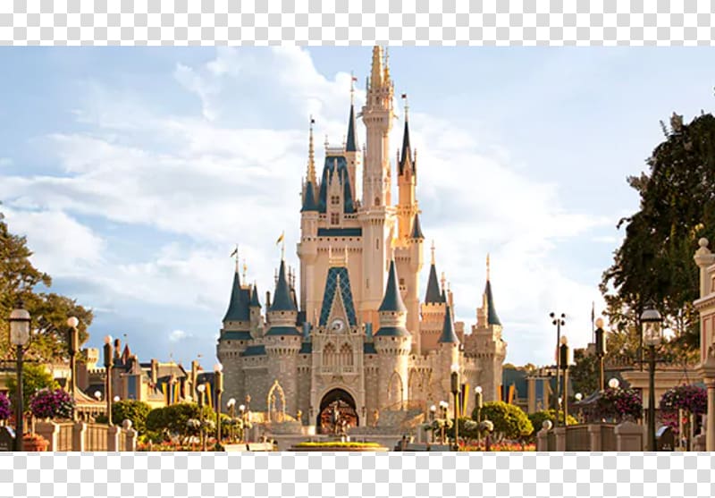 Magic Kingdom Disney\'s Animal Kingdom Epcot Disney\'s Hollywood Studios Cinderella Castle, disneyland transparent background PNG clipart