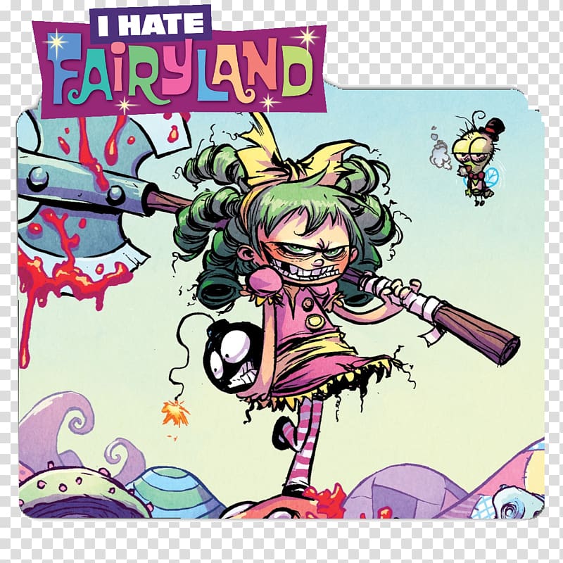 I Hate Fairyland Vol. 1 I Hate Fairyland Vol. 3: Good Girl I Hate Fairyland Vol. 2: Fluff My Life I Hate Fairyland: I Hate Special Edition, book transparent background PNG clipart