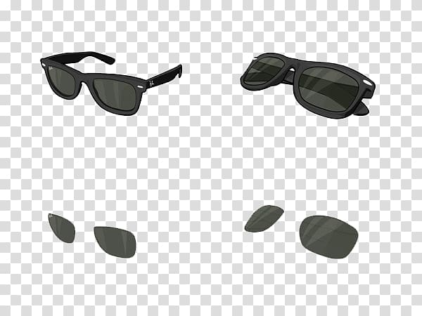 Sunglasses Ray-Ban Icon, Old sunglasses transparent background PNG clipart
