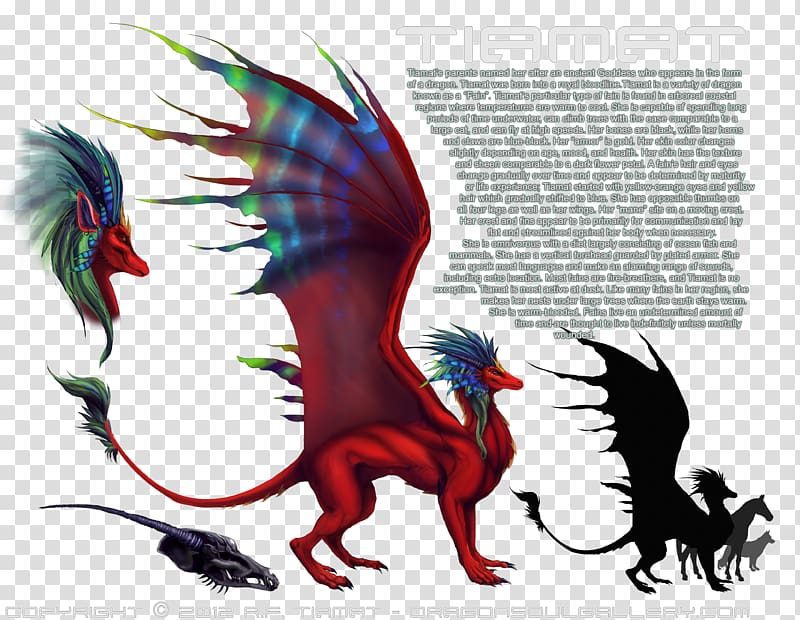 Dungeons & Dragons Tiamat Goddess Monster, dragon transparent background PNG clipart