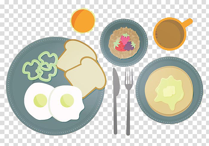 Breakfast cereal Pancake Toast, Illustrations Breakfast transparent background PNG clipart