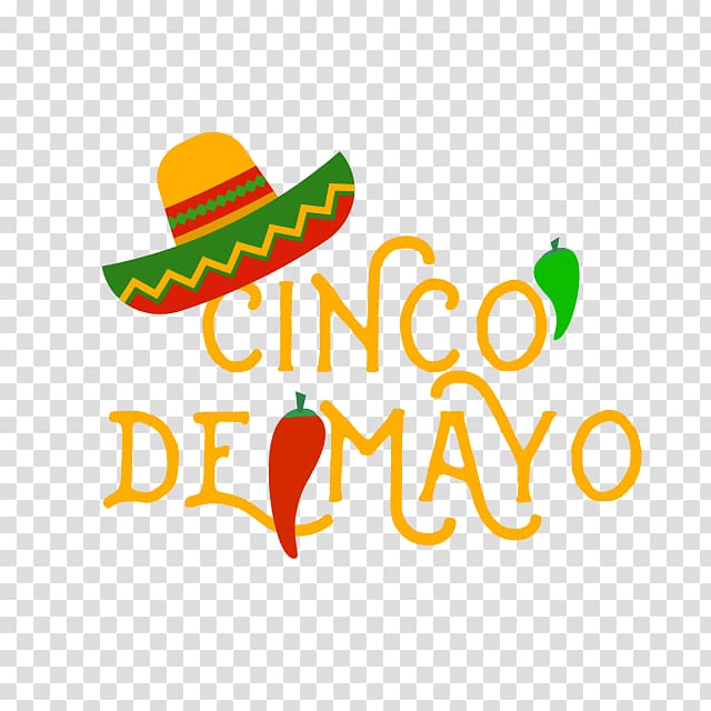 Cinco de Mayo Logo, design transparent background PNG clipart