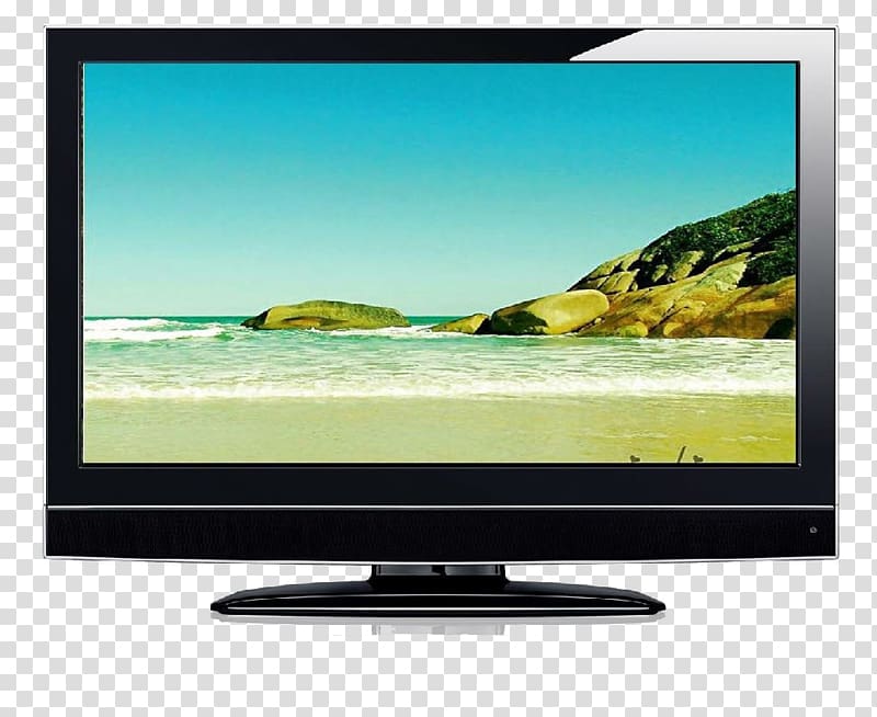 Liquid-crystal display LCD television Ultra-high-definition television, 4K hard screen LCD TV transparent background PNG clipart