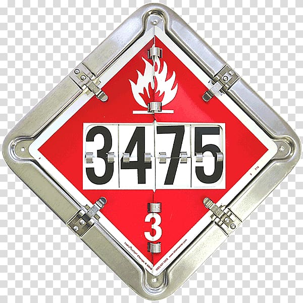 Dangerous goods Placard Sticker Transport Vehicle, safety cone transparent background PNG clipart