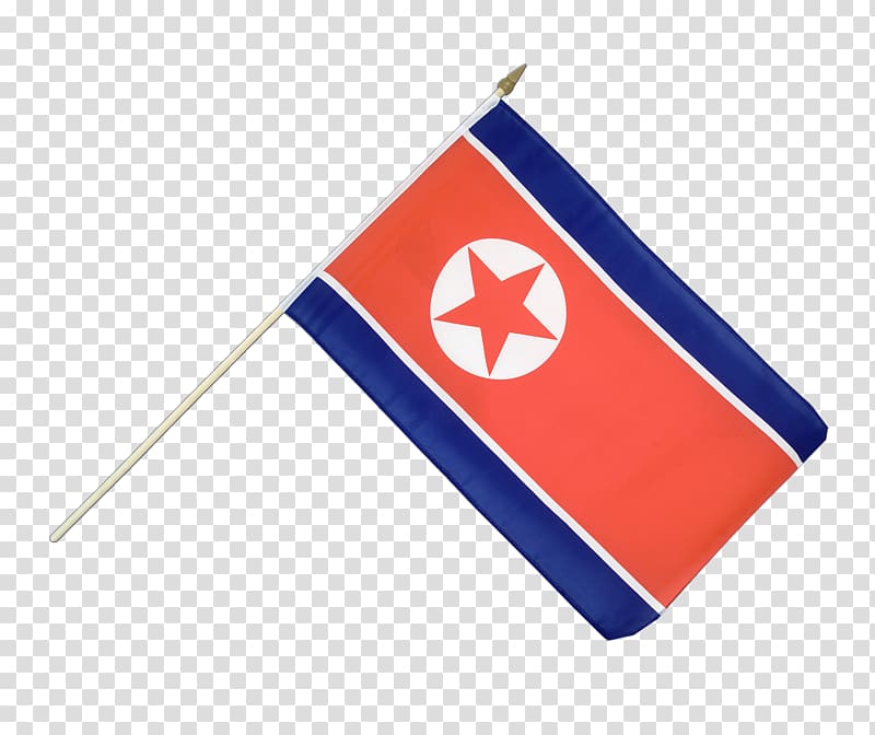 Flag of North Korea Korean War Flag of North Korea South Korea, hand with flag transparent background PNG clipart