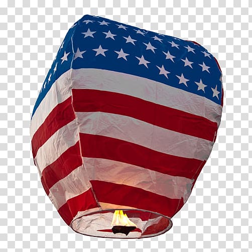 Flag of the United States Sky lantern Paper lantern, united states transparent background PNG clipart