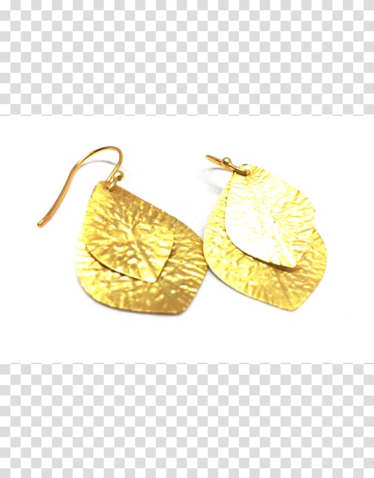 Earring Gold-filled jewelry Gold leaf Bracelet, gold transparent background PNG clipart