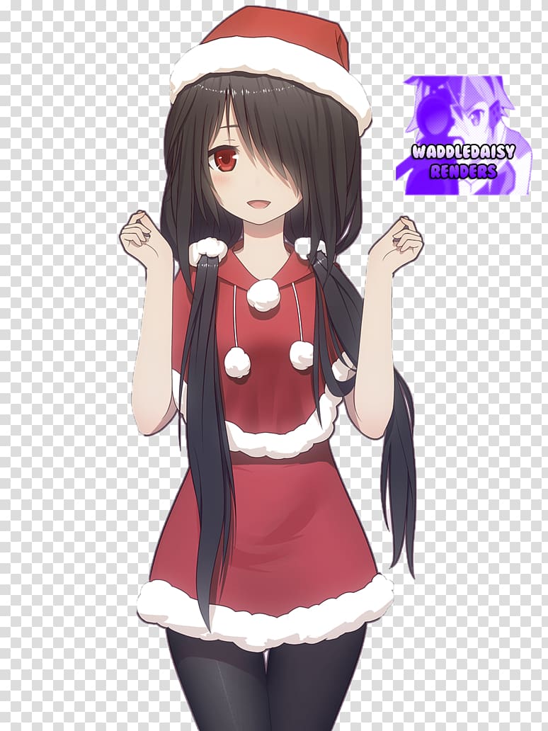 Anime Date A Live Woman Manga Christmas, anime couple transparent background PNG clipart