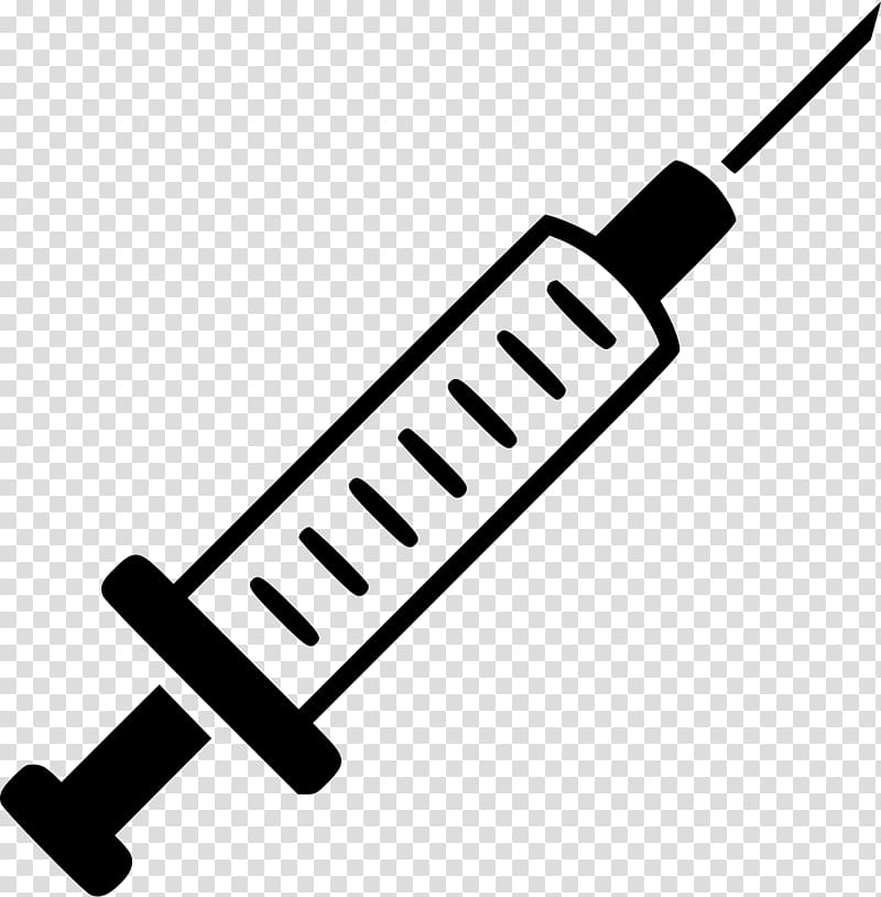 Black syringe illustration, Injection Computer Icons Pharmaceutical ...