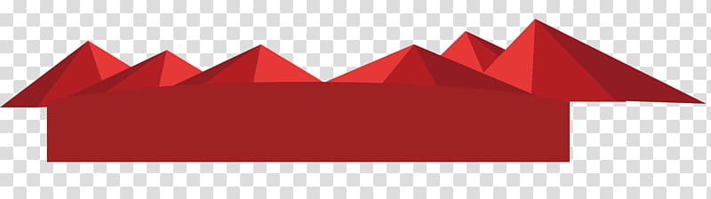 Red Mountain, Red Mountain element transparent background PNG clipart