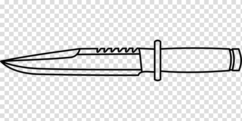 Knife Hunting & Survival Knives Drawing , knife transparent background PNG clipart