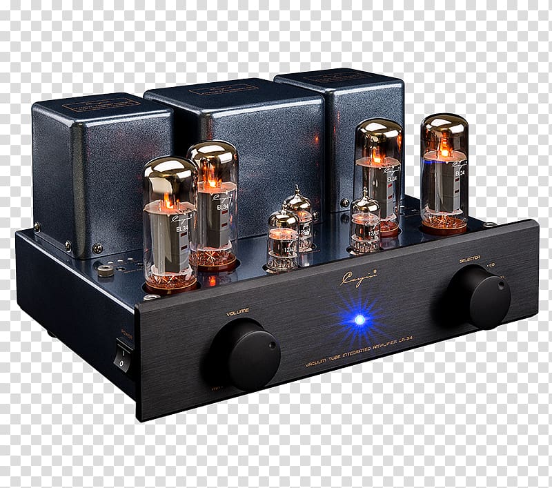 Audio power amplifier Valve amplifier Electronics Vacuum tube Transformer, others transparent background PNG clipart
