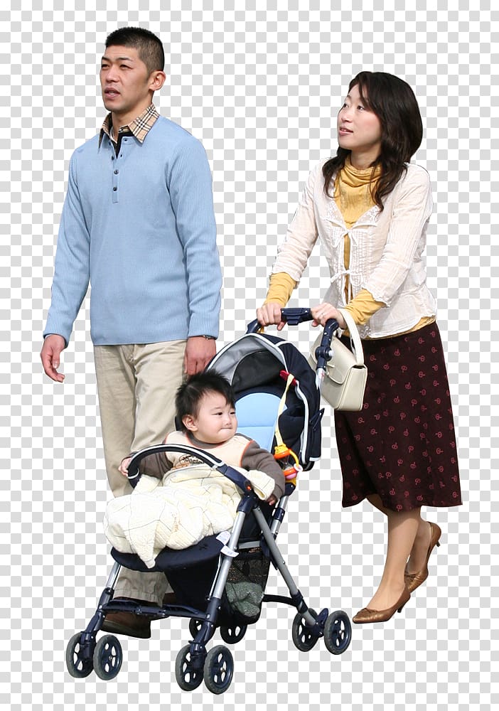 mother, father and child , Lead editing Rendering, asia transparent background PNG clipart