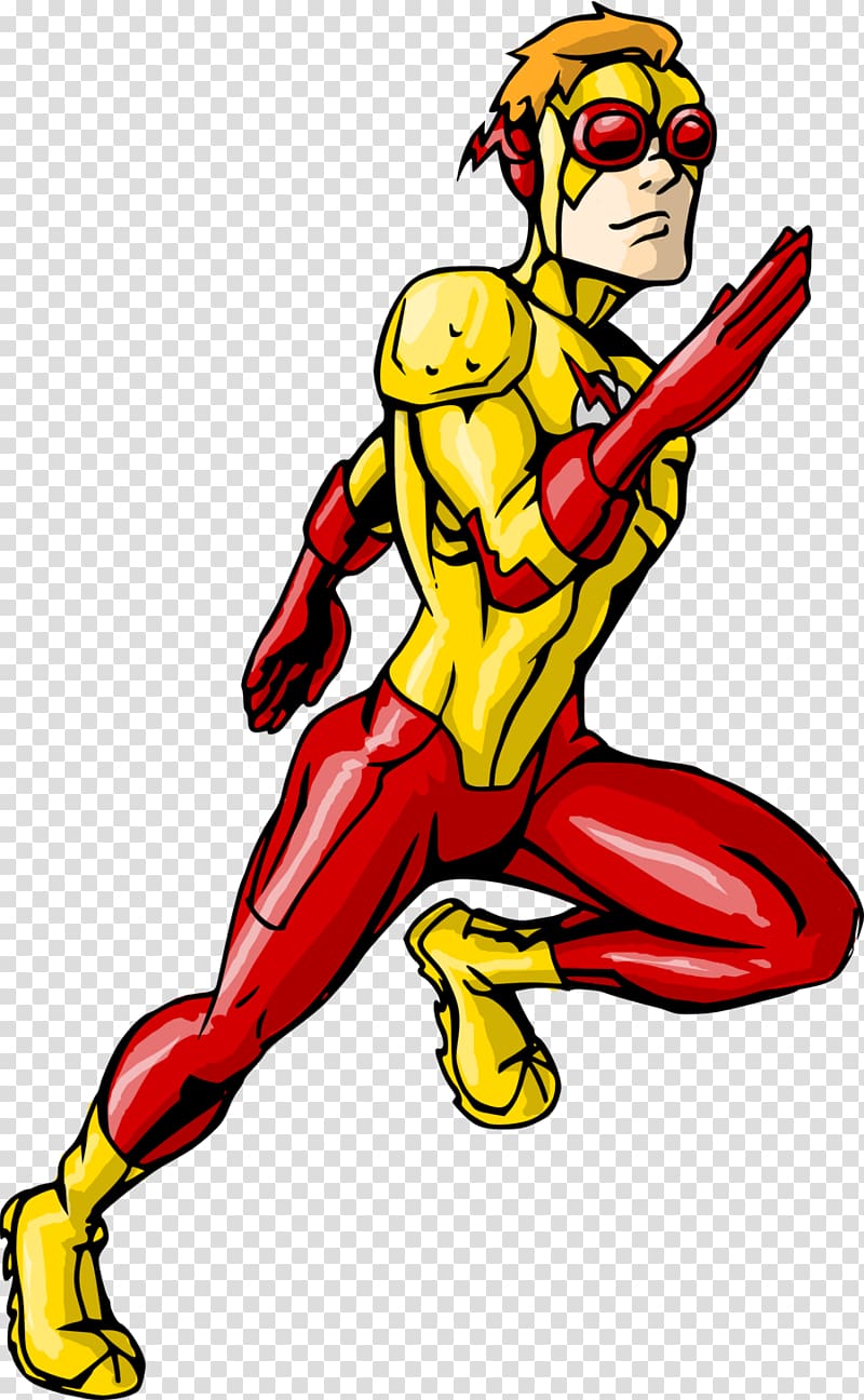 Superhero Superman Superboy Kid Flash Bart Allen, superman transparent ...