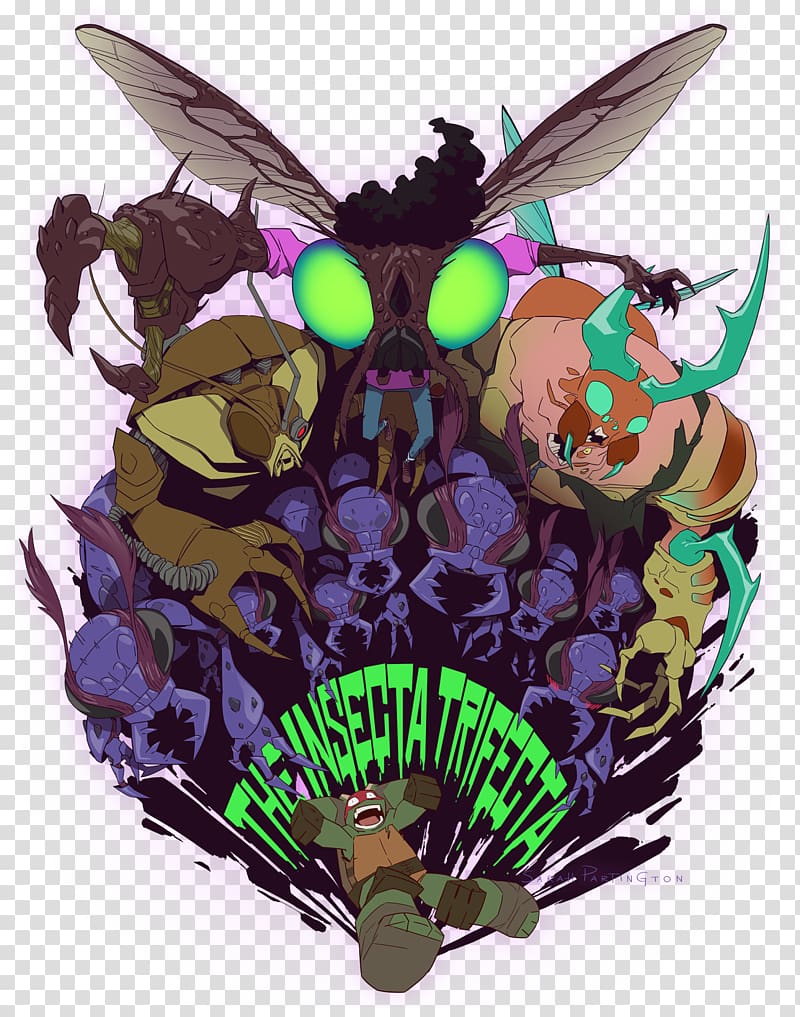 Shredder Raphael Teenage Mutant Ninja Turtles, Season 4 The Insecta Trifecta, others transparent background PNG clipart