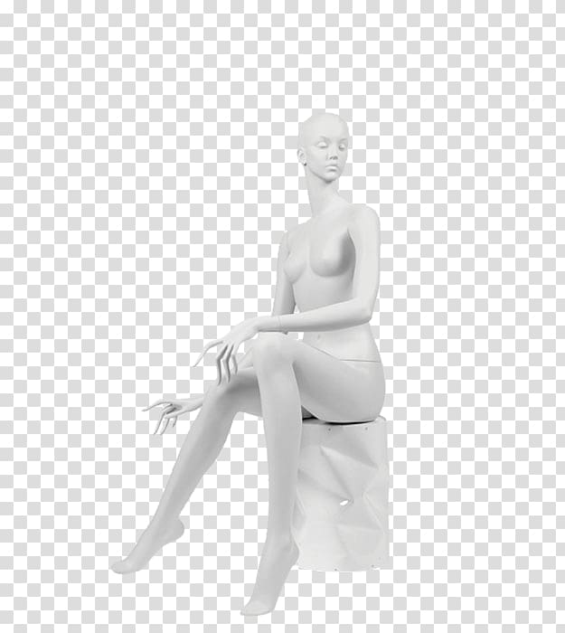 White Figurine H&M, design transparent background PNG clipart