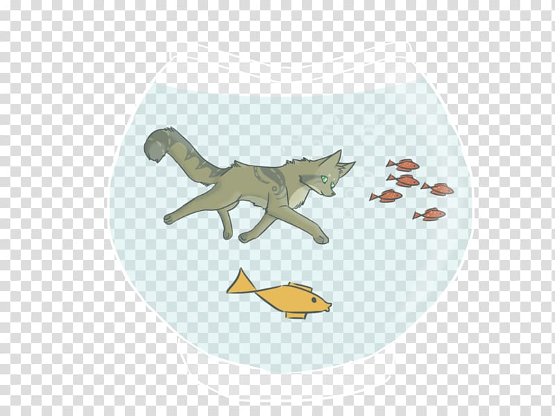 Canidae Cat Dog Tail Mammal, fish bowl transparent background PNG clipart