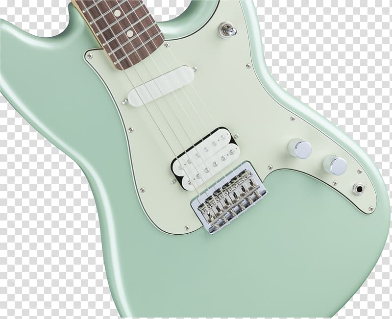 Fender Duo-Sonic HS Fender Mustang Bass Fender Stratocaster, electric guitar transparent background PNG clipart