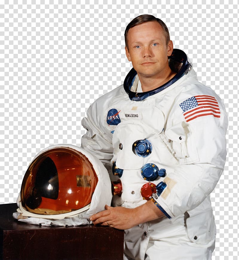 astronaut in uniform, Neil Armstrong Apollo 11 First Man: The Life of Neil A. Armstrong Apollo program Moon, Neil Armstrong transparent background PNG clipart